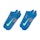 Nike Multiplier No-Show Socks 2-pack Unisex Blau
