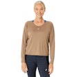 ASICS Nagino Run Shirt Dam Braun