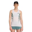 adidas Adizero Archive Singlet Dam Weiß