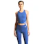 Craft Collective Cropped Singlet Damen Blau