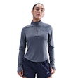 Nike Tempo Dri-FIT Half Zip Shirt Dame Grau