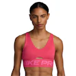 Nike Pro Indy Plunge Dri-FIT Medium Support Padded Sports Bra Damen Rosa