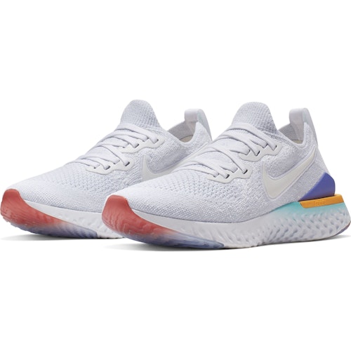 Nike Epic React Flyknit 2 Laufschuhe Damen Wei