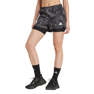 adidas Own The Run Spray Dye 2-in-1 Shorts Women adidas Own The Run Spray Dye 2-in-1 Shorts Women