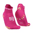 Compressport Pro Racing Socks V4.0 Run Low Rosa