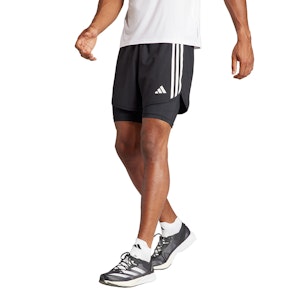 adidas Own The Run 3-Stripes 2in1 Short Homme