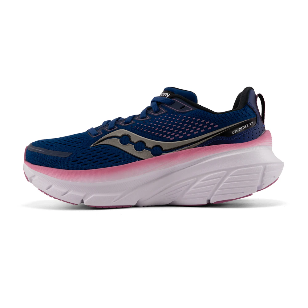Saucony Guide 17 Baskets De Running Pour Femme - Stabilité Et Confort Exceptionnels