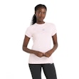 New Balance Jacquard Slim T-shirt Women Rosa
