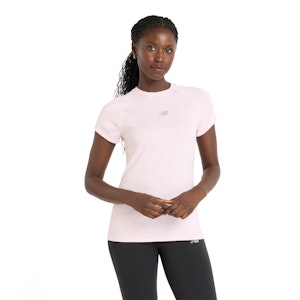 New Balance Jacquard Slim T-shirt Dame New Balance Jacquard Slim T-shirt Dame