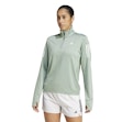 adidas Own The Run Half Zip Shirt Damen Grün