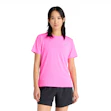 New Balance Sport Essential T-Shirt Damen Rosa
