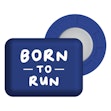 BibBits Race Number Magnets - Born To Run Blau