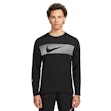 Nike Dri-FIT UV Miler Flash Shirt Herre Schwarz