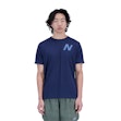 New Balance Impact Run Graphic T-shirt Homme Blue