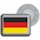 BibBits Race Number Magnets Deutschland Silver