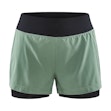 Craft ADV Essence 2in1 Shorts Dame Green