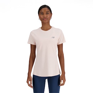 New Balance Jacquard Slim T-shirt Dame