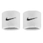 Nike Swoosh Classic Wristbands 2-Pack Unisex Hvid