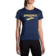 Brooks Distance T-shirt 3.0 Dame Blue