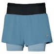 Mizuno Trail ER 2in1 Short Women Blau