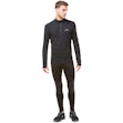 Ronhill Core Thermal Half Zip Shirt Herre Schwarz