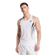 adidas Adizero Archive Singlet Herr Weiß