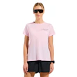 Odlo Essential Print Crew Neck T-shirt Damen Rosa