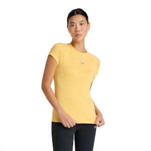 New Balance Jacquard Slim T-shirt Dame New Balance Jacquard Slim T-shirt Dame