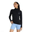 New Balance Sport Quarter Zip Shirt Dam Schwarz