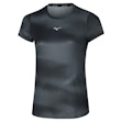 Mizuno Core Graphic T-shirt Dam Schwarz