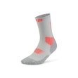 CEP Core Run 5.0 Mid Cut Compression Socks Dame Grau