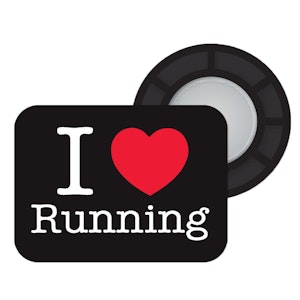 BibBits Startnummer Magneetjes I Love Running BibBits Startnummer Magneetjes I Love Running