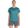 New Balance Athletics T-Shirt Dam Blue
