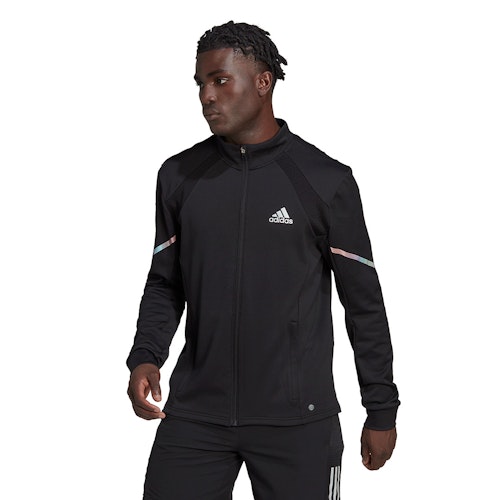 Adidas knit top fleece jacket