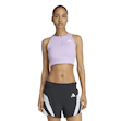 adidas Adizero Crop Tank Dame Lila
