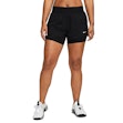 Nike One Dri-FIT Mid-Rise 3 Inch 2-in-1 Shorts Dame Schwarz