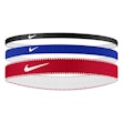 Nike Flex Classic Mixed Width Headbands 3-Pack Unisex Mehrfarbig