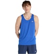 New Balance Athletics Singlet Herre Blau