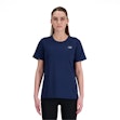 New Balance Sport Essentials T-shirt Femme Blau