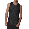 Mizuno Active DryAeroFlow Graphic Tank Top Homme Schwarz