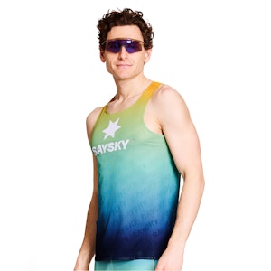 SAYSKY Drip Dye Flow Air Singlet Herre SAYSKY Drip Dye Flow Air Singlet Herre