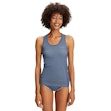 Falke Wool Tech Light Singlet Dame Blau