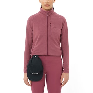 Salomon Essential Lightwarm Full-Zip Midlayer Dame Salomon Essential Lightwarm Full-Zip Midlayer Dame