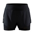 Craft ADV Essence 2in1 Shorts Dame Black