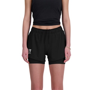 New Balance Graphic RC Seamless 2-in-1 Short Dame