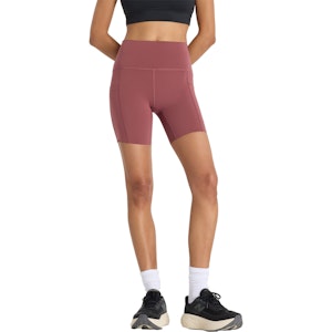 New Balance Sleek Pocket High Rise 6 Inch Shorts Women New Balance Sleek Pocket High Rise 6 Inch Shorts Women