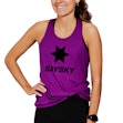 SAYSKY Logo Flow Singlet Women Purple