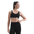 Nike Indy Dri-FIT High Support Padded Front-Zip Sports Bra Dam Schwarz