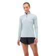 HOKA Glidetech Quarter Zip Shirt Damen Blau