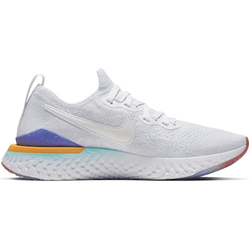 Nike epic react flyknit sales weiss